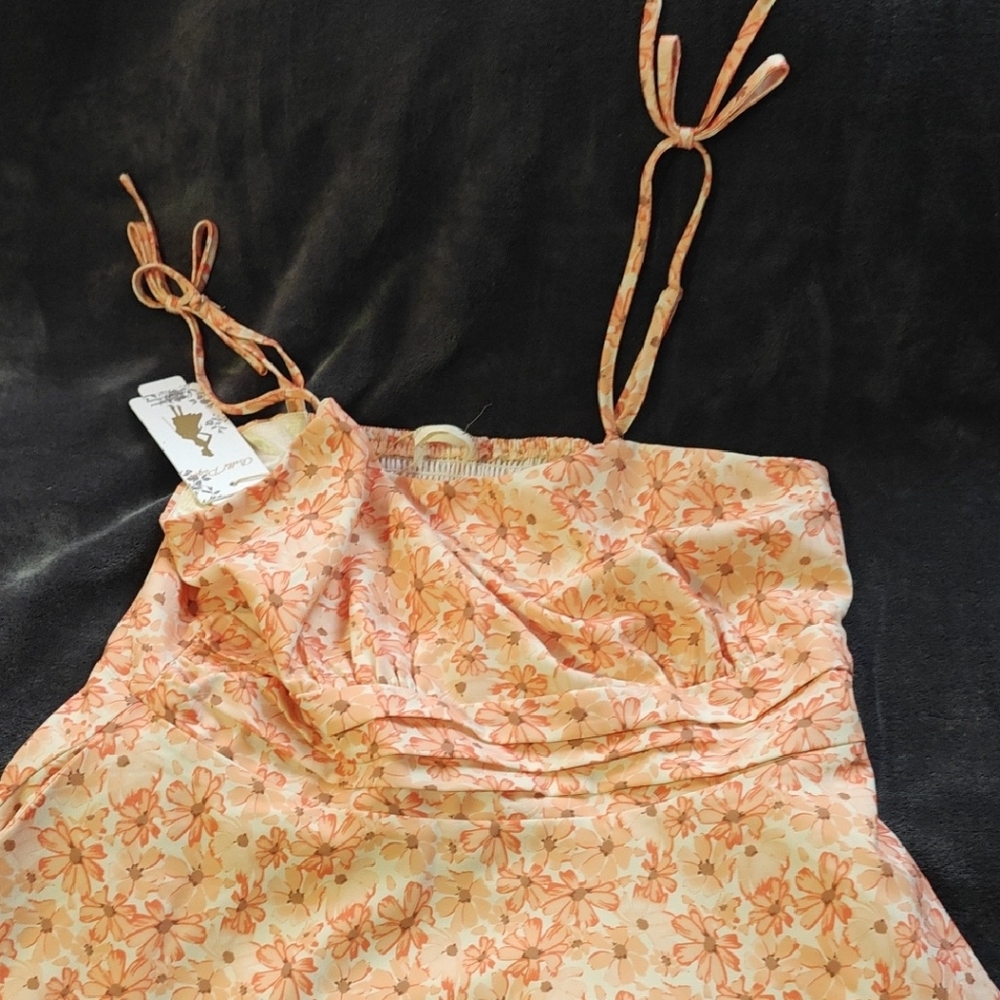 Floral Spaghetti Strap Top